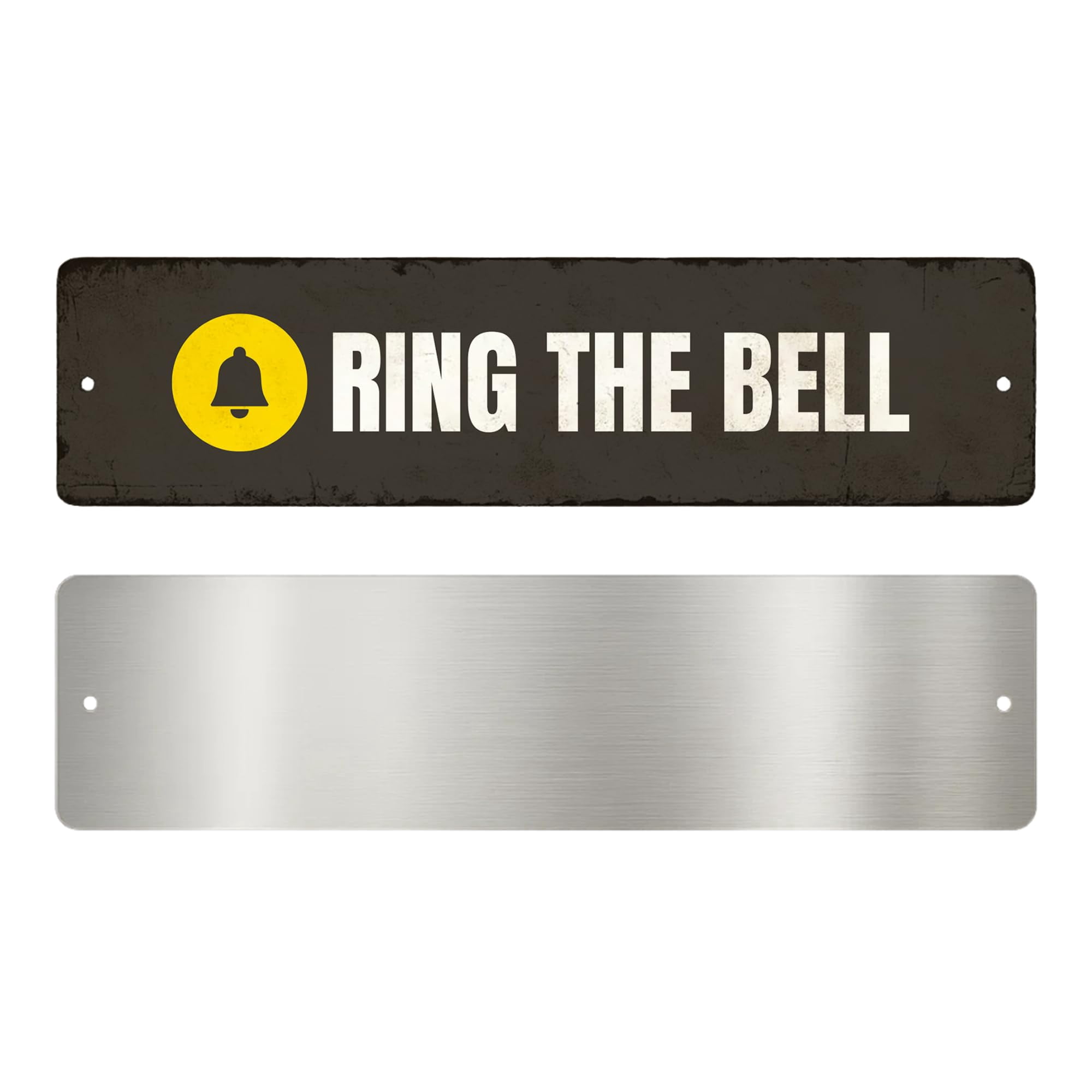 Ring Rode Sign Ring The Bell Metal Sign by DC | Arrow Metal Directional Signage for ...