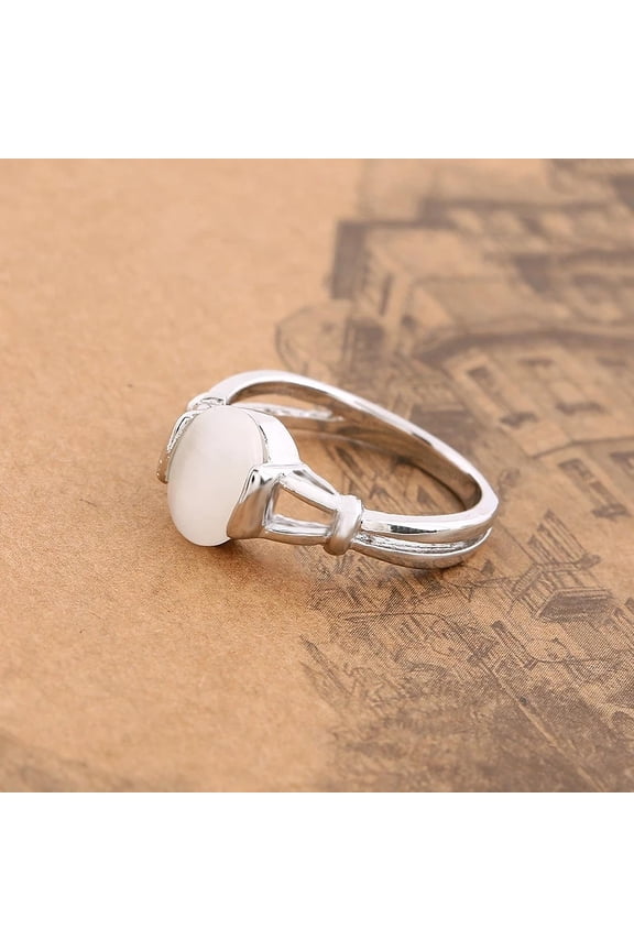 Ring Bella Opals Silver Plated Fashion Hot New Simple Classic Movie Film Jewelry For Women