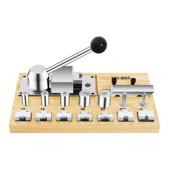 Ring Bender 7-in-1 Ring Bending Tool Chrome Steel Jewelry Forming Mandrel Set for 12-22mm Rings & Earrings Multi-Functional Ring Bending Kit
