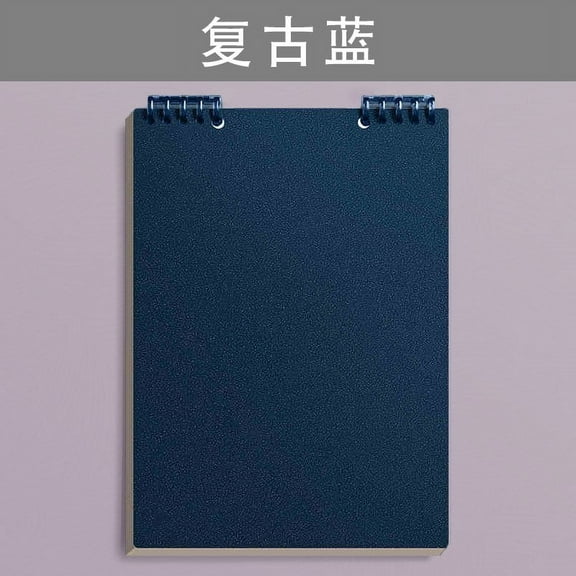Ring Binder Notebook, A5 Grid Top Flip Loose Leaf Book for Daily Note Writing and Diary Recording Practical Stationery for Office Work Home Record Keeping and Personal Life Journal