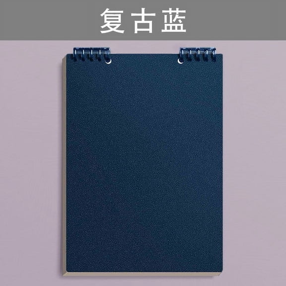Ring Binder Notebook, A5 Lined Top Flip Loose Leaf Book for Daily Note Writing and Diary Recording Practical Stationery for Office Work Home Record Keeping and Personal Life Journal