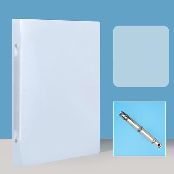 Ring Binder Organizer A4 3 Hole Refillable Binder With Durable Loose Notebook File Folder For Documents Scrapbooking School Office Study Organization