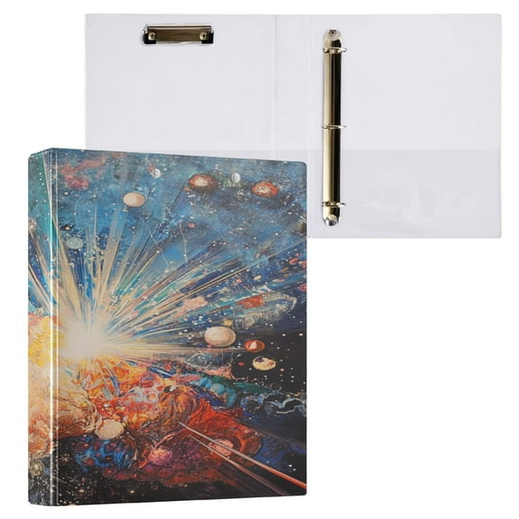 Ring Binders Big Bang Presentation1.5-inch, Slant Ring One-Touch