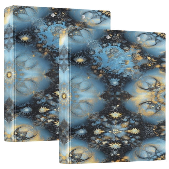 Ring Binders Celestial Patterns Presentation1.5-inch, Slant Ring One-Touch