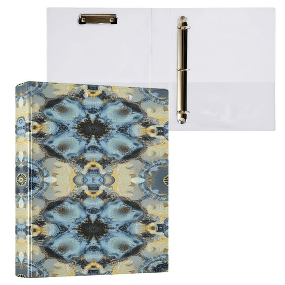 Ring Binders Cerulean Dreams Presentation1.5-inch, Slant Ring One-Touch