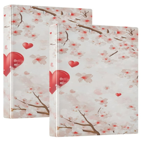 Ring Binders Cherry Blossoms Presentation1.5-inch, Slant Ring One-Touch