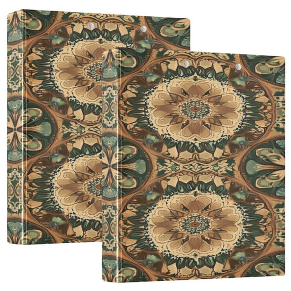 Ring Binders Floral Harmony Presentation1.5-inch, Slant Ring One-Touch