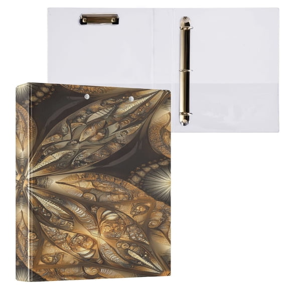 Ring Binders Golden Elegance Presentation1.5-inch, Slant Ring One-Touch