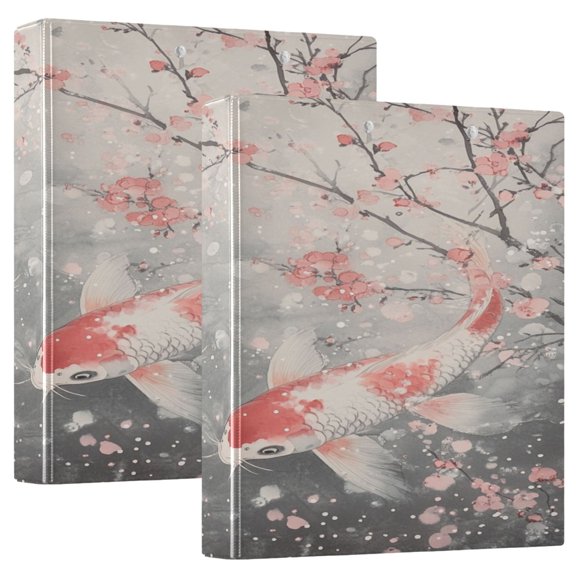 Ring Binders Goldfishs Painting Presentation1.5-inch, Slant Ring One-Touch