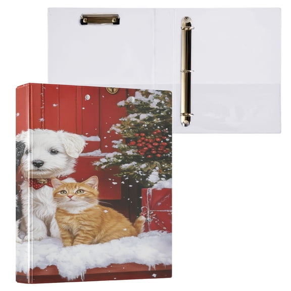 Ring Binders Holiday Trio Presentation1.5-inch, Slant Ring One-Touch