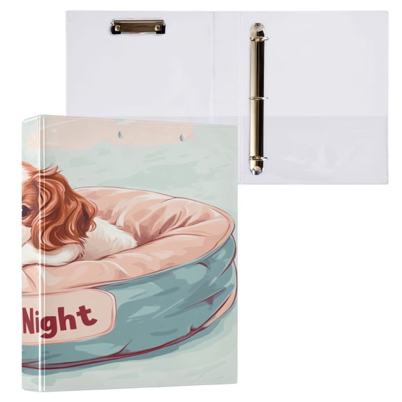 Ring Binders Hound Baby Painting Presentation1.5-inch, Slant Ring One-Touch