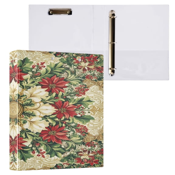 Ring Binders Joyful Floral Harmony Presentation1.5-inch, Slant Ring One-Touch