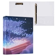 Ring Binders Magic Book Tree Presentation1.5-inch, Slant Ring One-Touch