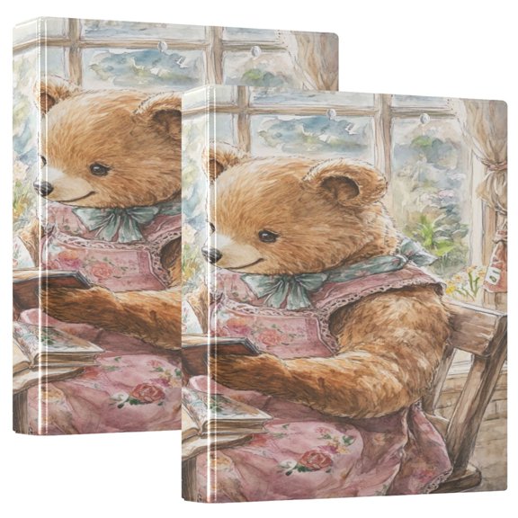 Ring Binders Mama Bear Storytelling Painting Presentation1.5-inch, Slant Ring One-Touch