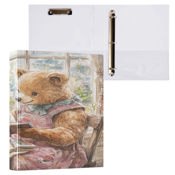 Ring Binders Mama Bear Storytelling Painting Presentation1.5-inch, Slant Ring One-Touch