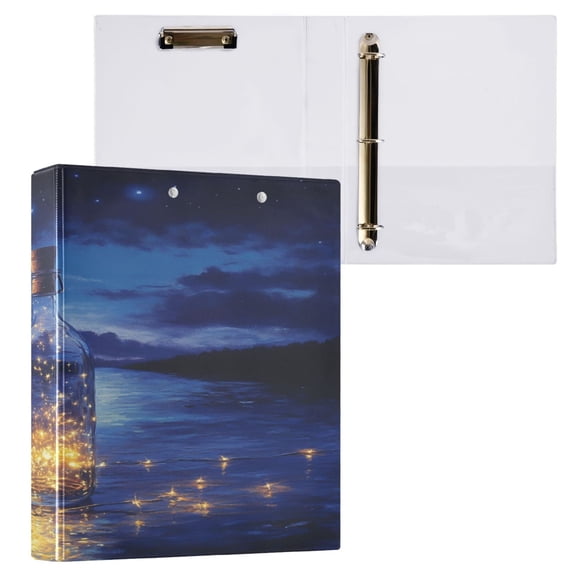 Ring Binders Starlight in Bottle Presentation1.5-inch, Slant Ring One-Touch