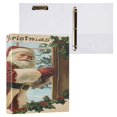 thumbnail image 1 of Ring Binders Vintage Christmas Painting Presentation1.5-inch, Slant Ring One-Touch, 1 of 9