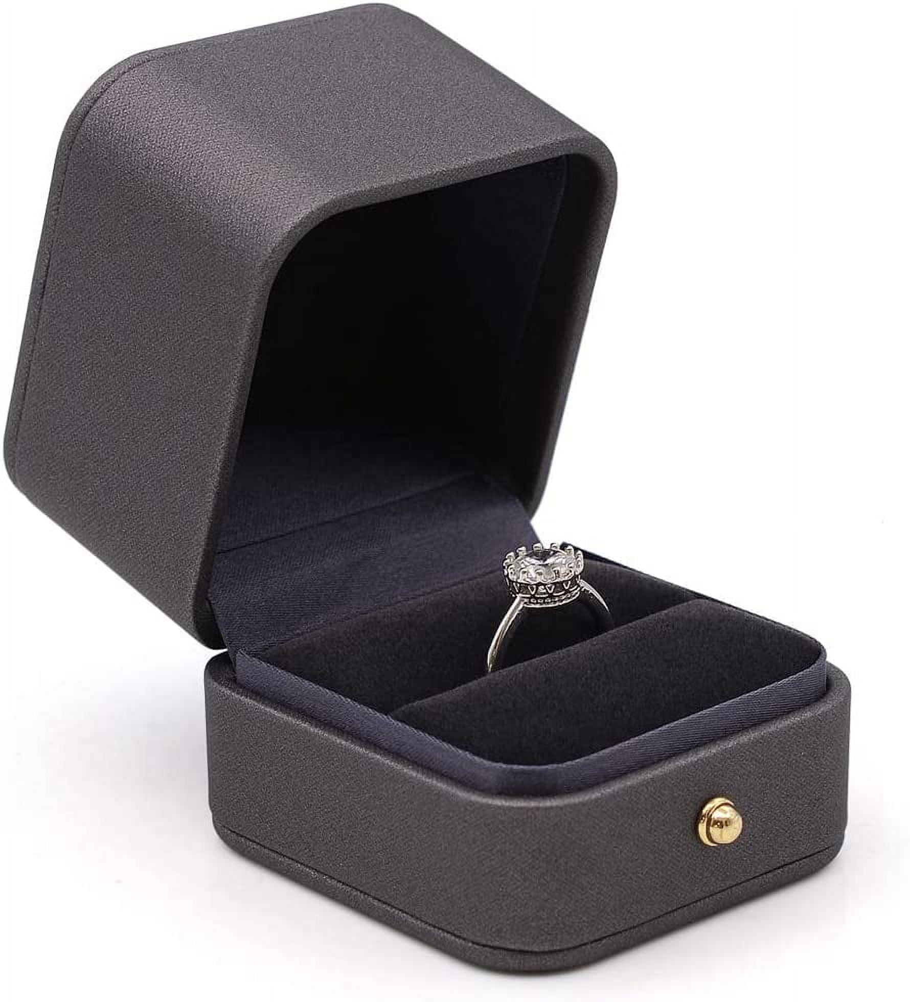 Wedding Ring Box Proposal Box Velvet Ring Holder Ring Box | Etsy | Wedding ring  box, Jewelry packaging design, Proposal ring box