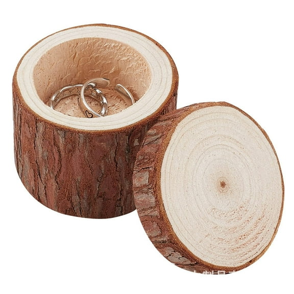 Ring Box, Wooden Ring Tray Storage Box, Wedding Wooden Ring Bearing Box,Suitable For Valentine's Day Decoration Anniversary Engagement Gift