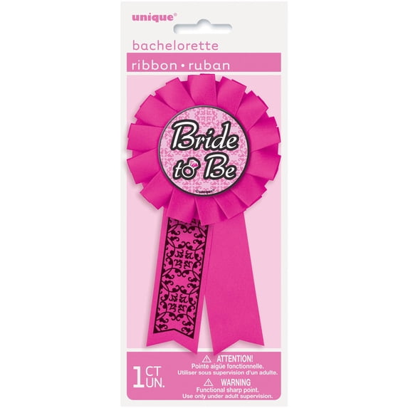 Ring Bride To Be Bachelorette Award Ribbon - Walmart.com