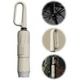 thumbnail image 1 of Ring Buckle Umbrella, 2025 Upgrade Windproof Reverse Folding Umbrella with Reflective Safety Strip Carabiner Handle, Portable Reverse Folding Automatic Umbrella with 10 Ribs for Sturdy Windproof, 1 of 7