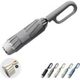 thumbnail image 1 of Ring Buckle Umbrella, Reflective Safety Strip, Sturdy Windproof, Reverse Automatic Umbrella, Ring Buckle Fully Automatic Umbrella, Travel Portable, Compact Folding Travel Umbrella, 1 of 8