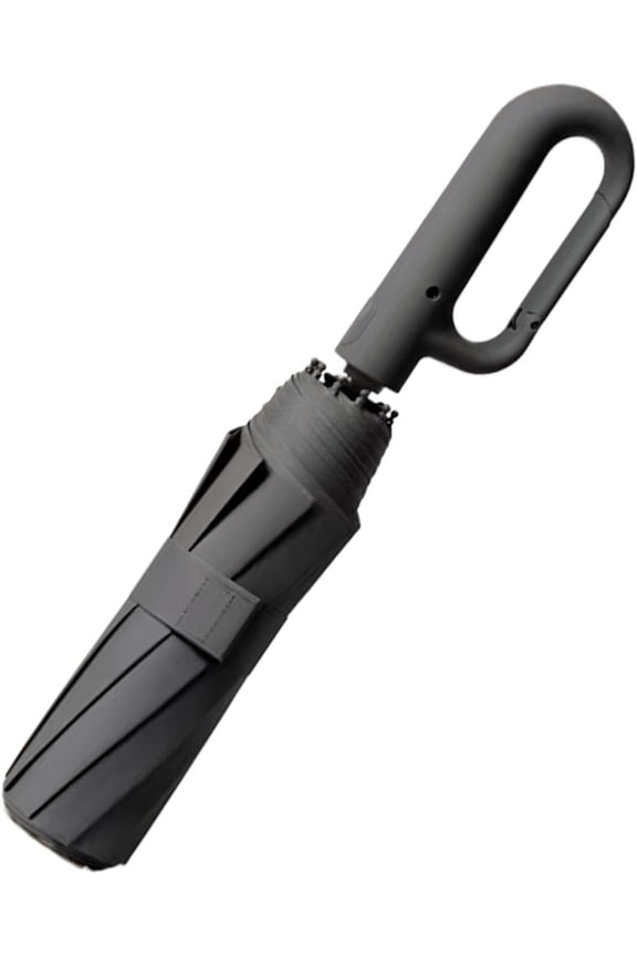 Ring Buckle Umbrella , with Reflective Strips, Portable, UPF 50+ Sun Protection, Windproof Travel Umbrella, for Walks, Hiking, Daily Commuting