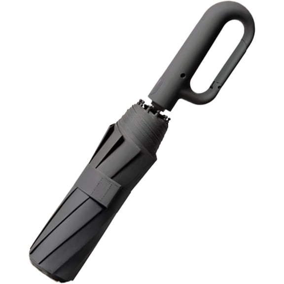 Ring Buckle Umbrella , with Reflective Strips, Portable, UPF 50+ Sun Protection, Windproof Travel Umbrella, for Walks, Hiking, Daily Commuting