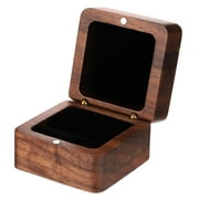 Ring Case Ring Box for Proposal Engagement Ring Box Wooden Ring Organizer