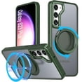 thumbnail image 1 of Ring Case for Galaxy S23 Plus,Compatible with MagSafe with 360° Ring Stand Shockproof Protection Cover Case for Samsung Galaxy S23 Plus Green, 1 of 12
