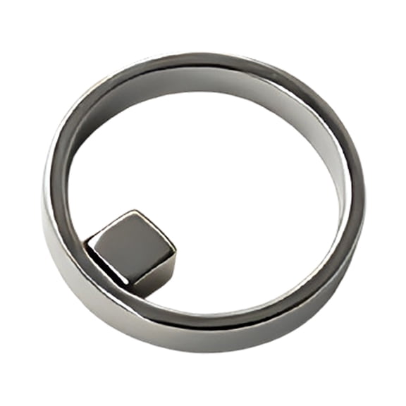 Ring Cat Eye for Nails, Strong Tool for Cat Eye Polish & Nail Art, Portable Hollow Ring for DIY Nail Art, French & Heart Patterns