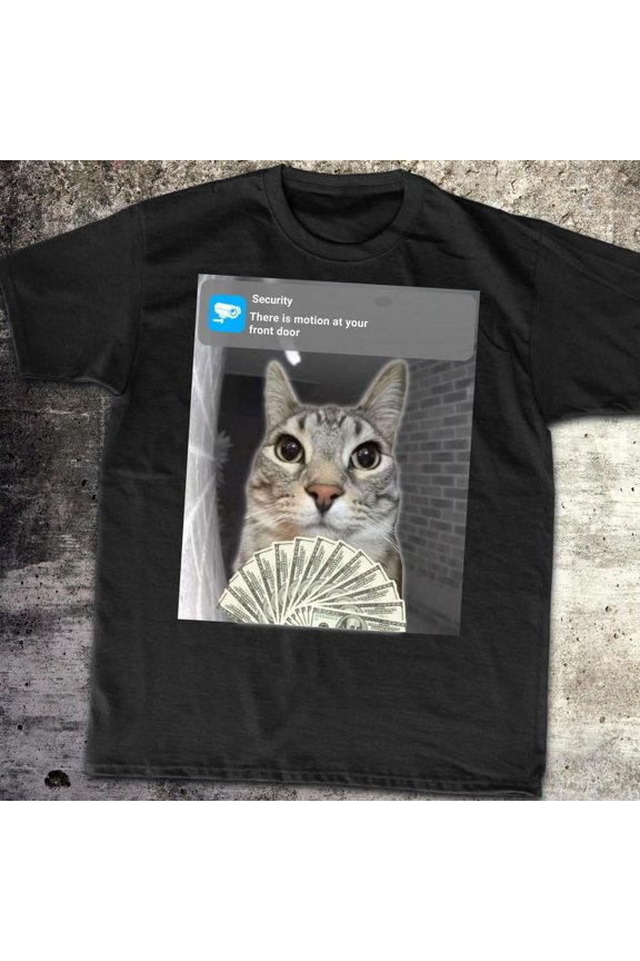 Ring Cat with Motion Meme Shirt, Cursed Cat, Funny Meme Shirt, Ironic Shirt, Cat Lover Gift, Oddly Specific, Unhinged Shirt, Cursed, Cringe