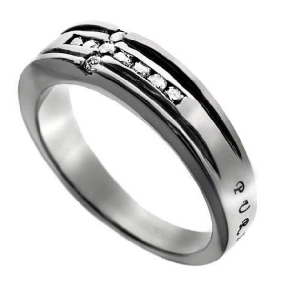 Ring Size 9 (CC Purity 9) Channel Cross Purity Ring