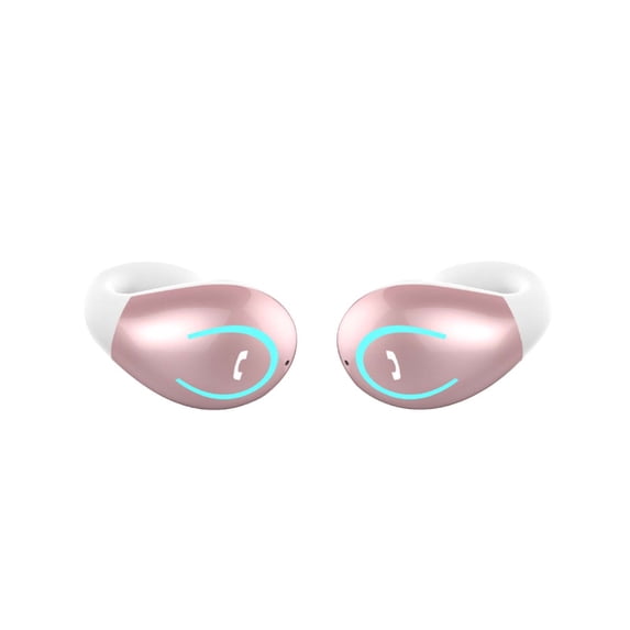 Ring Clip Bluetooth Earbuds,Ear-To-Ear Stereo Headphones,Non In-Ear Wireless Earphones,Comfort Long Wear,Bluetooth 5.3,HiFi Sound,Stable Sports Fit,Secure Clip,Sweatproof,