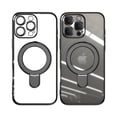 thumbnail image 1 of [Ring Compatible with MagSafe Invisible Stand] Magnetic for iPhone 16e Case, [Clear Back Non-Yellowing] [Look as Bare] Slim Transparent Case with Holder for Women Men Girls, Black, 1 of 7
