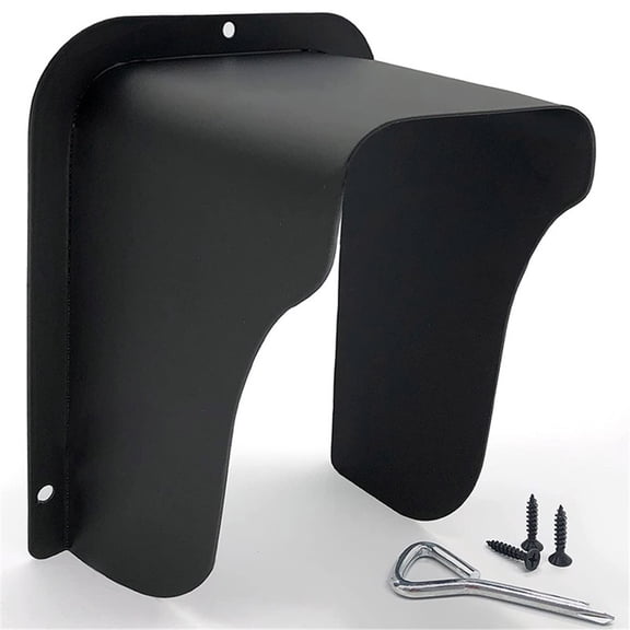 Ring Doorbell Cover Weatherproof, Large Metal Ring Doorbell Protector, Access Control Rain Cover, Outdoor Keypad Cover Protector, Ring Video Doorbell Waterproof Cover, Camera Doorbell Cover Black