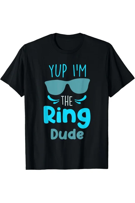 Ring Dude Wedding Best Man Crew Design T-shirt