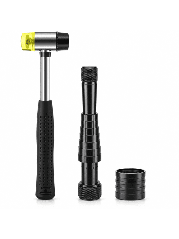 Ring Expander Tool Kit with Rubber Mallet, Steel Mandrel & Base, Sizes 6‑10 for Jewelry Making, Wedding Bands & Diy Jewelry Repair