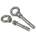 thumbnail image 1 of Ring Eye Bolt,Eye Bolt Ringbolt,2pcs 304 Stainless Steel Expansion Screw Hook M6 M8 M10 Eyebolt Expansion Bolt Loop Swing Hook (Size : 80mm), 1 of 5