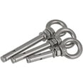 thumbnail image 1 of Ring Eye Bolt,Shoulder Lifting Ring Eye Bolt,M8 3pcs 304 Stainless Steel Expansion Shield Anchor Eye Expansion Screw Hook Eyebolt Expansion Bolt Loop Swing Hook Expansion Screws (Size : 150mm), 1 of 5
