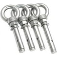 thumbnail image 1 of Ring Eye Bolt,Shoulder Lifting Ring Eye Bolt,304 Stainless Steel Sleeve Anchor Concrete Expanding Rawl Bolts Expansion Eye Bolt Installation Artifact Hook Expansion Screws (Color : M12x80mm 1pc), 1 of 5