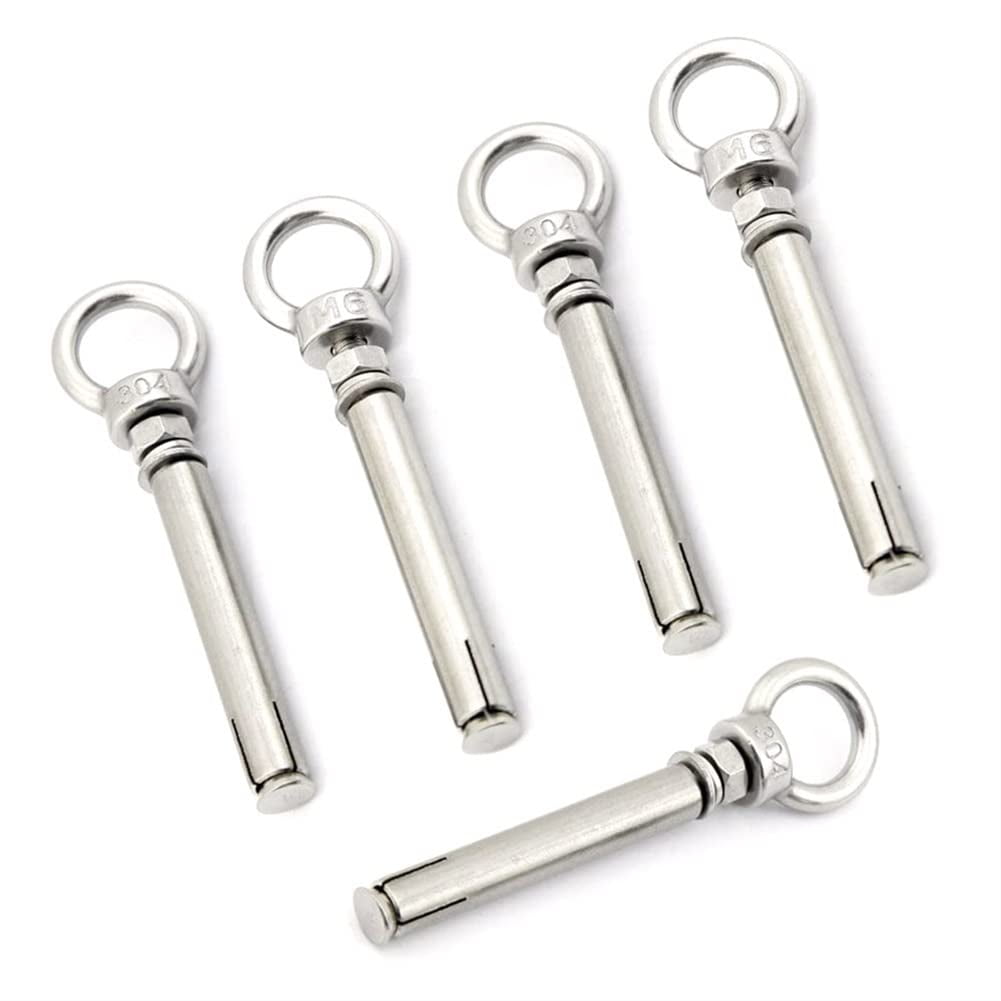 Ring Eye BoltEye Hooks 5 Pcs Lift Eye Ring Nut Expansion Bolt Screw