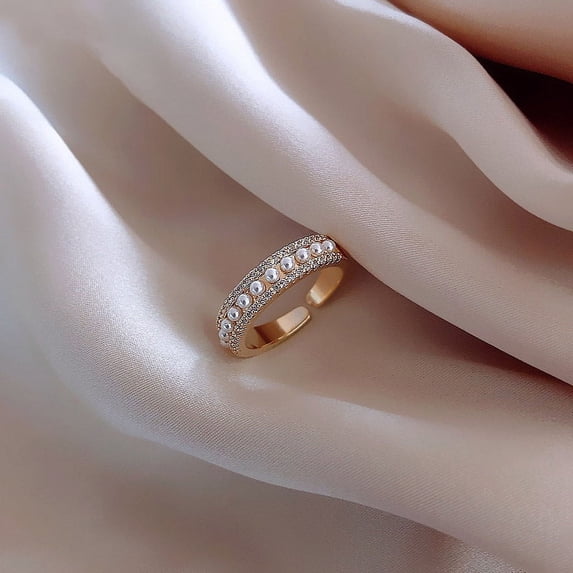 Women's Fashion Copper Ring Trendy Minimalist Ring for Index Finger Plain Band Birthday Gift Fashion Jewelry for Her