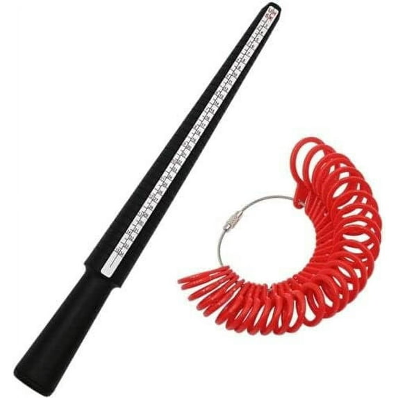 Ring Filter Ring Size Set Mandrel Stick Measuring Toolt Jewelry Making Tools