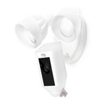 Ring Floodlight Cam Wired Plus - Outdoor home or business security with motion-activated 1080p HD video and floodlights, (2021 release) White