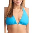 thumbnail image 1 of Ring-Front Triangle Halter Bikini Top Swimsuit, 1 of 6