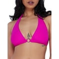 thumbnail image 1 of Ring-Front Triangle Halter Bikini Top Swimsuit, 1 of 6