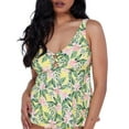 thumbnail image 1 of Ring-Front Underwire Tankini Top Swimsuit, 1 of 6