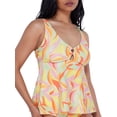 thumbnail image 1 of Ring-Front Underwire Tankini Top Swimsuit, 1 of 2