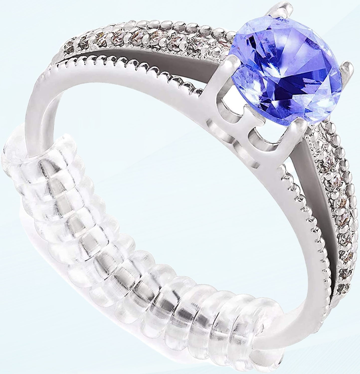 TEESOD Ring Guards - 12 Pack, 2 Sizes for Various Ring Widths - Silicone Ring Guards